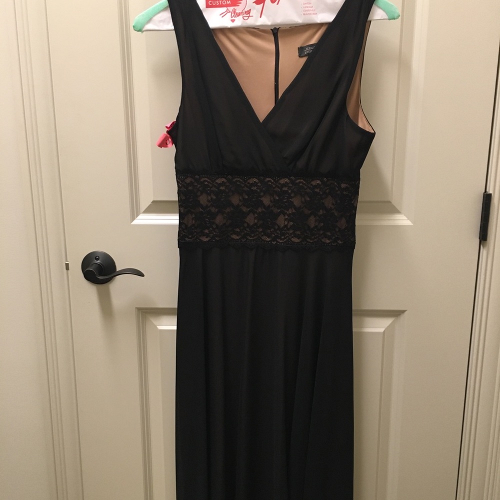 DressBarn Black Lace Sleeveless Dress, Size 8